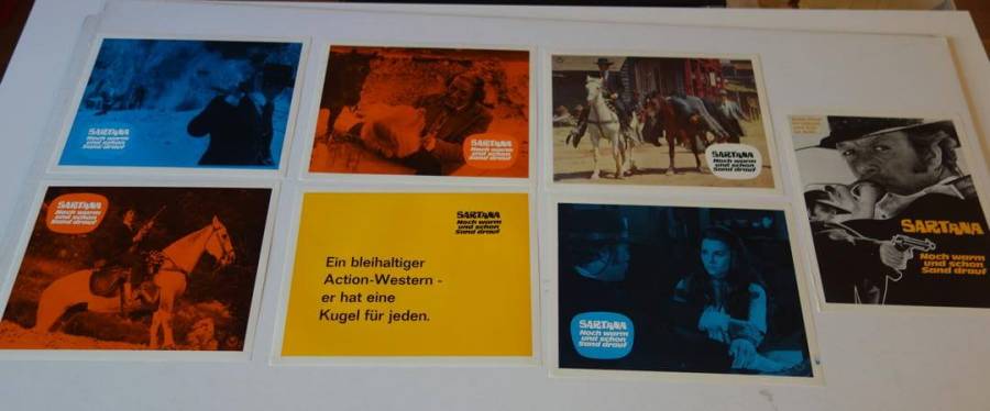 Sartana - Noch warm und schon Sand drauf originale deutsche Aushangfotos